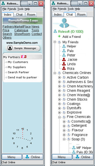 Rolesoft Messenger Screenshot